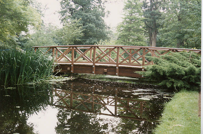 Dowel Laminated Wooden Bridge